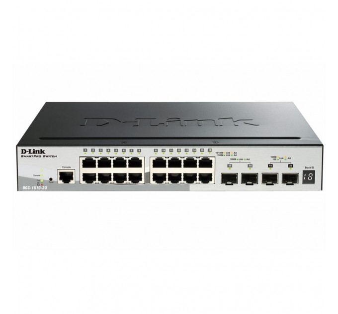 D-Link Комутатор мережевий D-Link DGS-1510-20