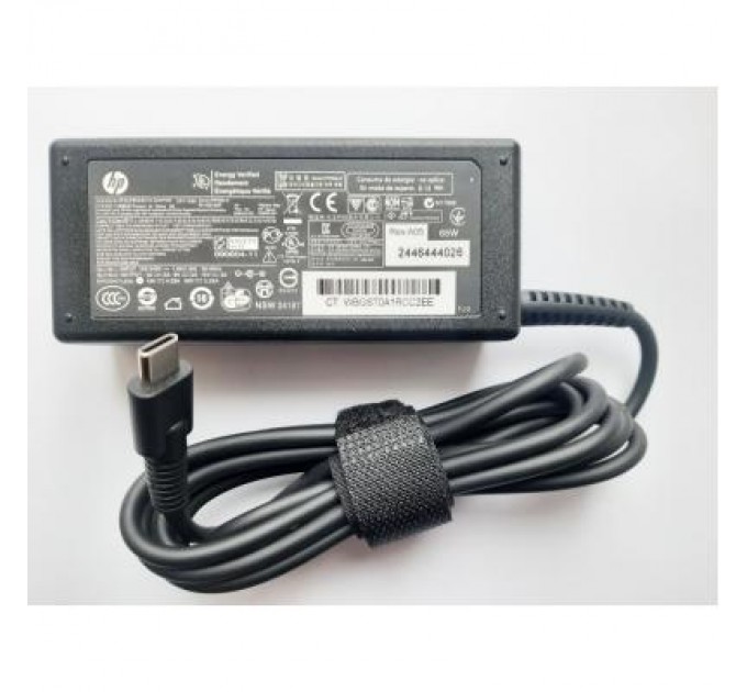 HP Блок живлення до ноутбуку HP 65W 20V, 3.25A + 15V, 4.33A + 12V, 5A + 9V, 3A + 5V, 3A, раз (PPP009L-E / A40250)