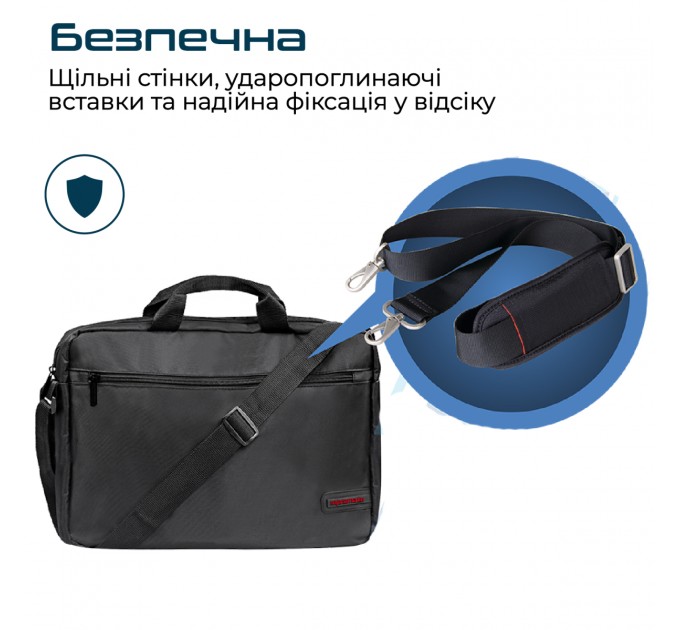 Promate Сумка для ноутбука Promate Gear-MB Black