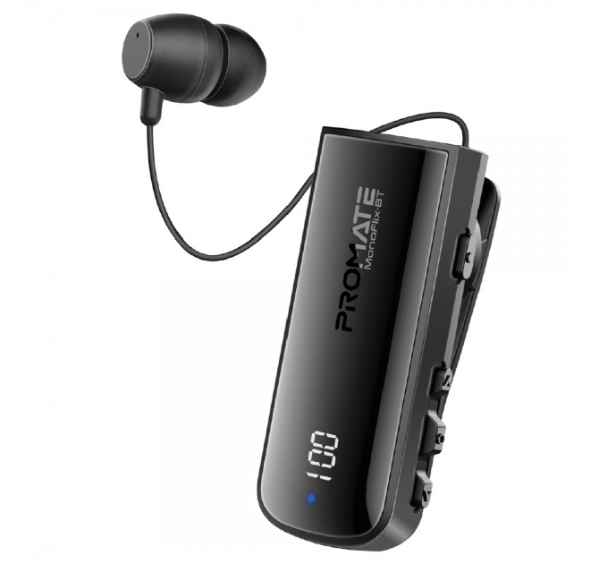 Promate Bluetooth-гарнітура Promate Monoflix-bt Black