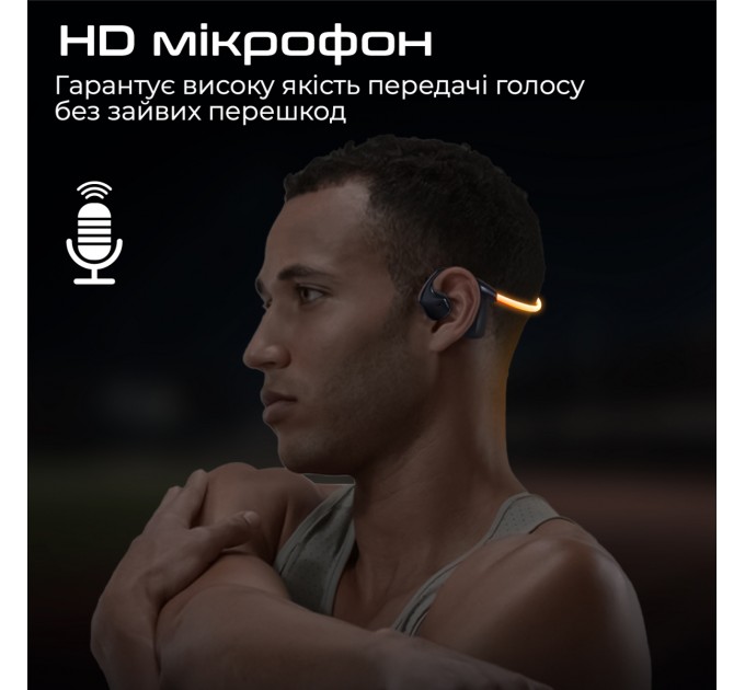 Promate Bluetooth-гарнітура Promate RippleGlow Black