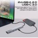 Promate Концентратор USB Type-C Promate LinkHub-5x 5 in 1 Grey (linkhub-5x)