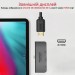 Promate Концентратор USB Type-C Promate PadHub-Pro 4 in 1 Grey (padhub-pro.grey)