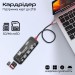 Promate Концентратор USB Type-C Promate TransHub-Go 9 in 1 Grey (transhub-go)