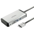 Promate Концентратор USB Type-C Promate VersaHub 13 in 1 Grey (versahub-mst.grey)