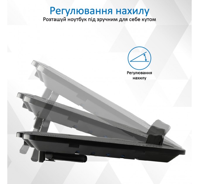 Promate Охолоджуюча пiдставка для ноутбука Promate AirBase-1 Black