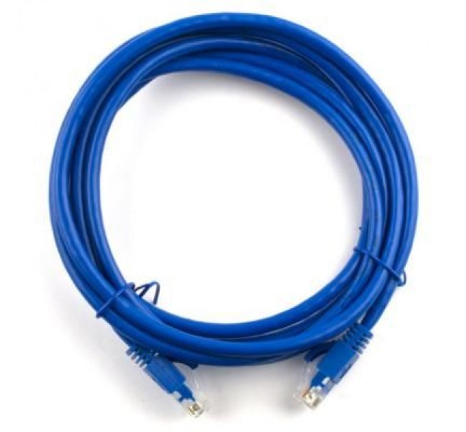 Ritar Патч-корд 25м, RJ-45, Cat.5e, CU, мідь, синій Ritar (PCR-CU/25Be / 07443)