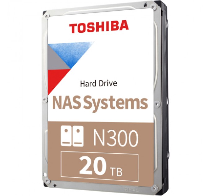 Toshiba Жорсткий диск 3.5" 20TB N300 Toshiba (HDWG62AUZSVA)