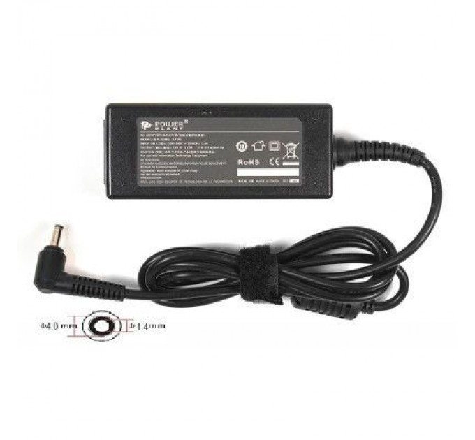 PowerPlant Блок живлення до ноутбуку PowerPlant ASUS 220V, 33W, 19V, 1.75A (4.0*1.35mm) (AS33F4014)