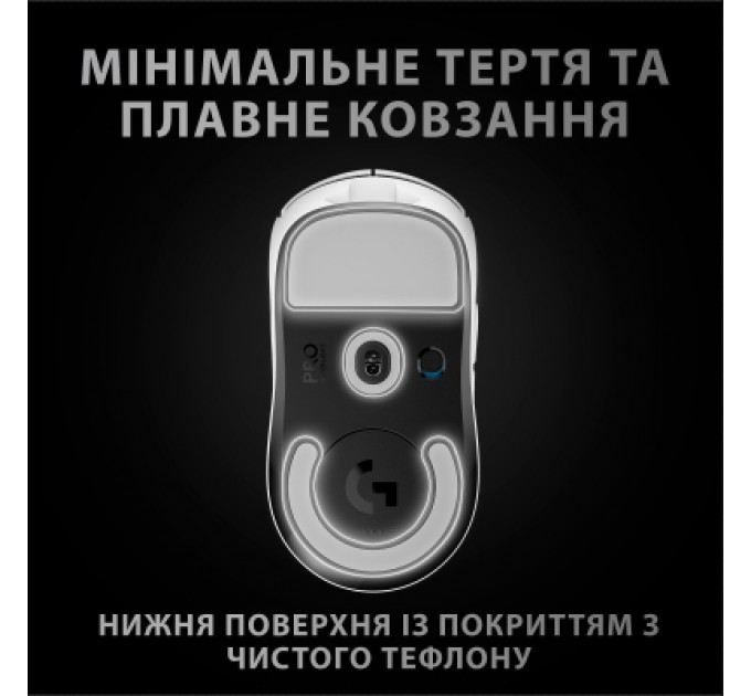 Logitech Мишка Logitech G Pro X Superlight Wireless White (910-005942)