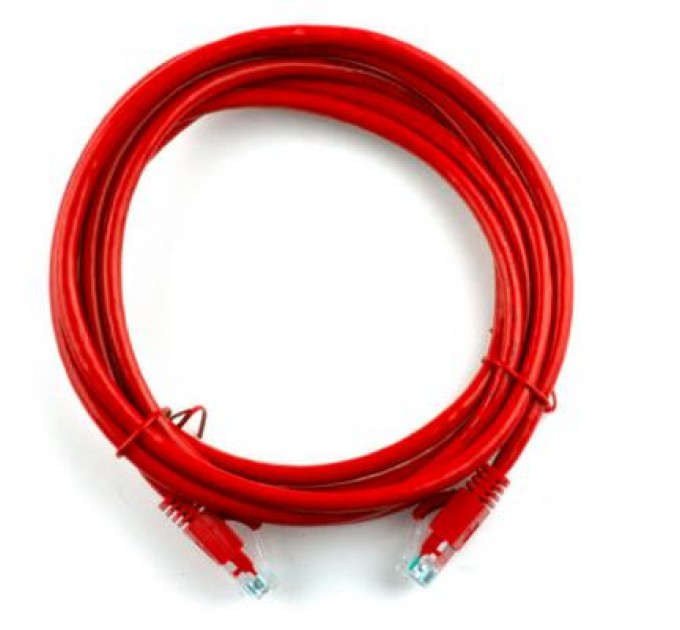 Ritar Патч-корд 2м, RJ-45, Cat.5e, CU, мідь, червоний Ritar (PCR-CU/2Rd / 04276)