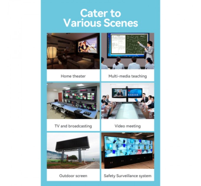 Vention Адаптер HDMI via UTP up to 60m w/Power adapter(RX/TX) V1.4 1080p 60Hz 3D DD7.1 Vention (AKGH0-EU)