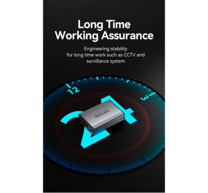 Vention Адаптер HDMI via UTP up to 60m w/Power adapter(RX/TX) V1.4 1080p 60Hz 3D DD7.1 Vention (AKGH0-EU)