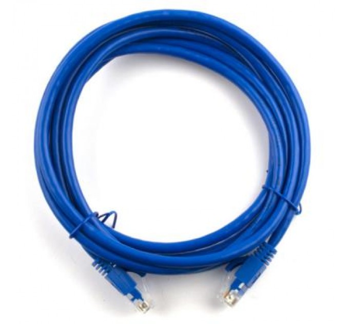 Ritar Патч-корд 2м, RJ-45, Cat.5e, CU, мідь, синій Ritar (PCR-CU/2Be / 04275)