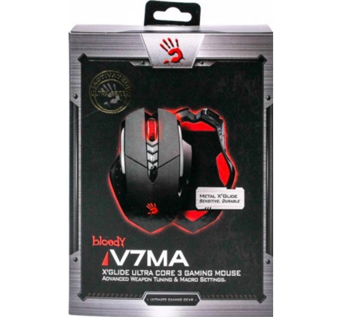 A4Tech Миша A4Tech V7MA Bloody Black Holeless