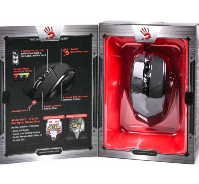 A4Tech Миша A4Tech V7MA Bloody Black Holeless