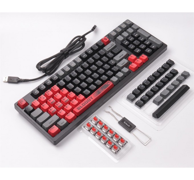 A4Tech Клавіатура A4Tech S98 Bloody Sports Red