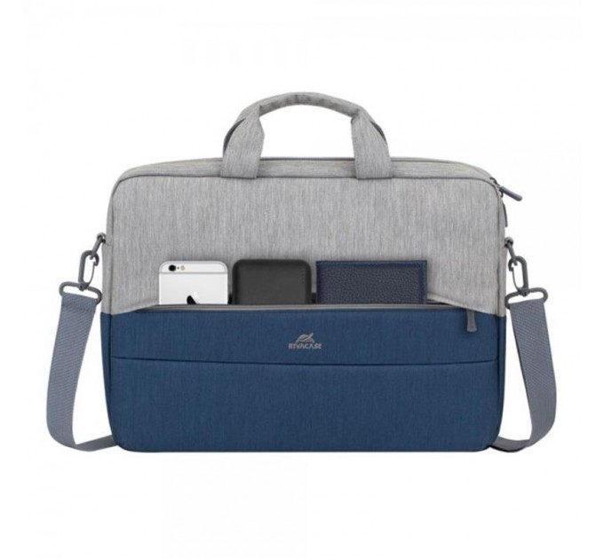 RivaCase Сумка Rivacase 7532 15.6" Grey/Dark Blue