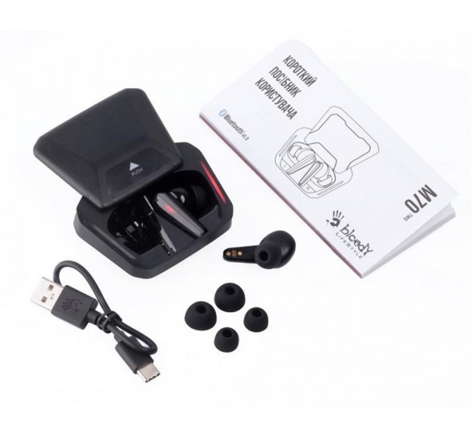 A4Tech Bluetooth-гарнітура A4Tech Bloody M70 Black+Red