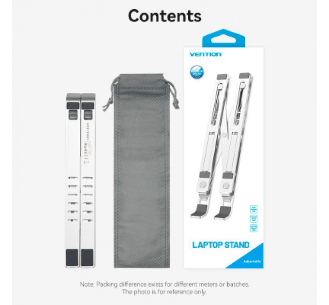 Vention Підставка до ноутбука Vention Laptop X-type Stand Silver Aluminum Alloy (KDMI0)