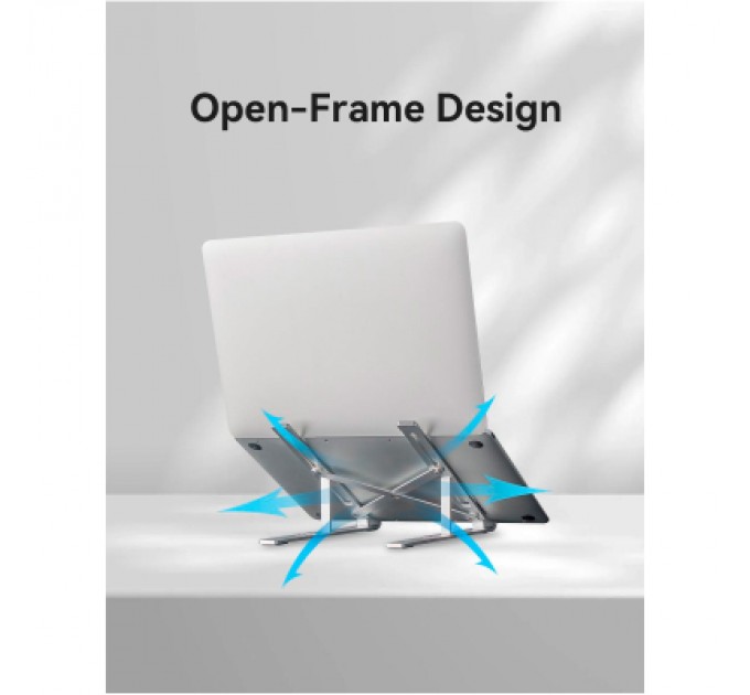 Vention Підставка до ноутбука Vention Laptop X-type Stand Silver Aluminum Alloy (KDMI0)