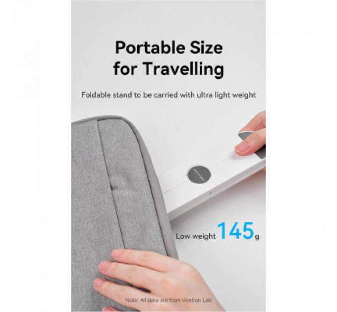 Vention Підставка до ноутбука Vention Laptop X-type Stand White ABS 83-170мм (KDNW0)