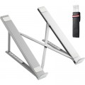 Vention Підставка до ноутбука Vention Foldable 90-136mm Laptop up 15.6" stand silver (H055-SL)