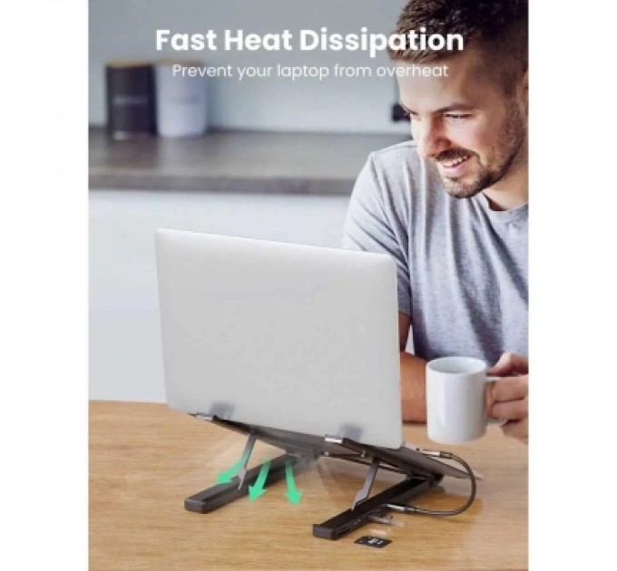 Ugreen Підставка до ноутбука Ugreen X-Kit HUB Type C-->2xUSB 3.2 Gen1 (80551)