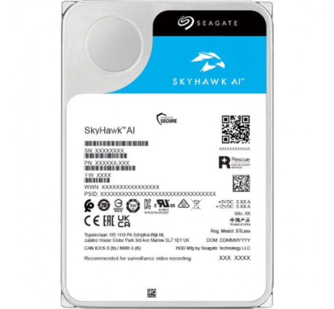 Seagate Жорсткий диск 3.5" 16TB Seagate (ST16000VE004)