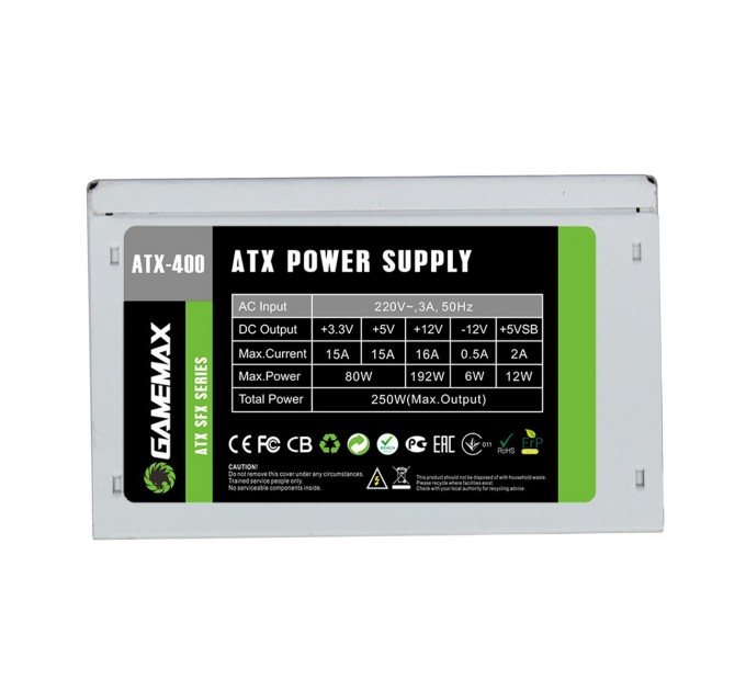 Gamemax Корпус GameMax ST-602 Black 400W_