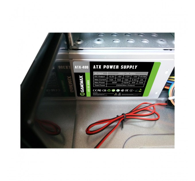 Gamemax Корпус GameMax ST-602 Black 400W_
