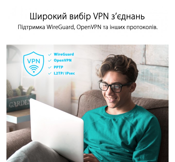 ASUS Бездротовий маршрутизатор Asus RT-AX52 (90IG08T0-MO3H00)