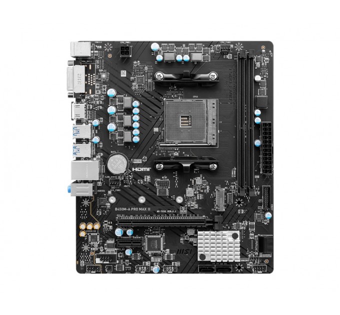 MSI Материнська плата MSI B450M-A Pro Max II Socket AM4