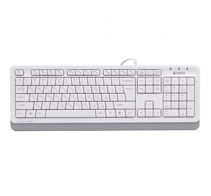 A4Tech Клавіатура A4Tech Fstyler FKS10 White
