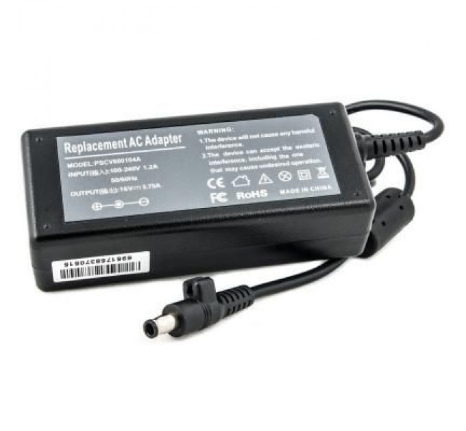 PowerPlant Блок живлення до ноутбуку PowerPlant SAMSUNG 220V, 60W, 16V, 3A (5.5*3.0mm) (SA60D5530)