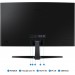 Samsung Монітор Samsung 24" LS24D366GA (LS24D366GAIXCI) VA Black Curved 100Hz