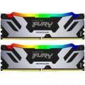 Kingston Fury (ex.HyperX) Модуль пам'яті для комп'ютера DDR5 96GB (2x48GB) 6000 MHz Renegade RGB XMP Kingston Fury (ex.HyperX) (KF560C32RSAK2-96)