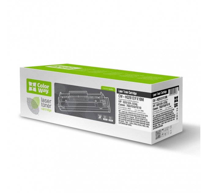 ColorWay Картридж CW (CW-HQ2612/FX10M) HP LJ 1010/Canon MF4018/4120 Universal (Q2612A/Canon 703/FX10)
