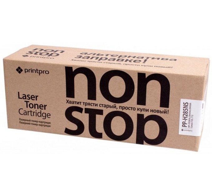 PrintProNS Картридж PrintPro NonStop (PP-H285NS) HP LJ P1102/1102W/M1132/M1212NF (CE285A)