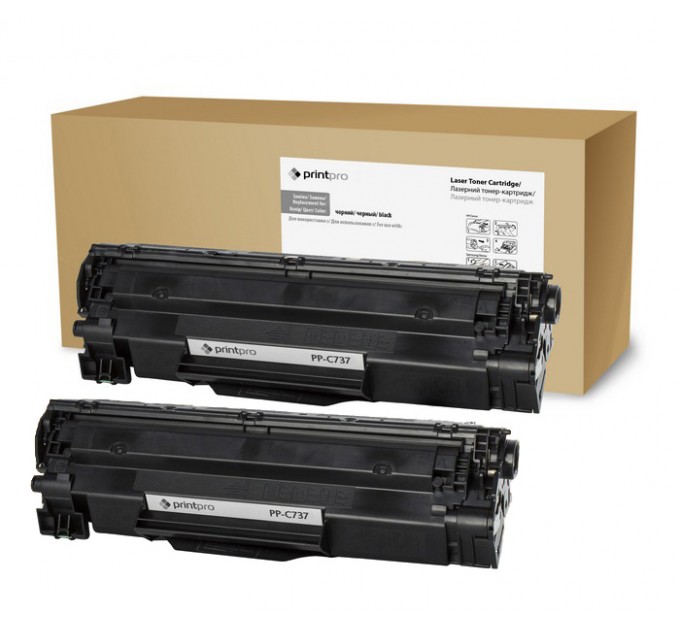 PrintPro Картридж PrintPro (PP-C737DP) Canon MF211/MF212W/MF216N (Canon 737) Dual Pack