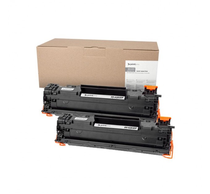 PrintPro Картридж PrintPro (PP-H283DP) HP LJ Pro M125nw/M127fn Black (CF283AF) Dual Pack