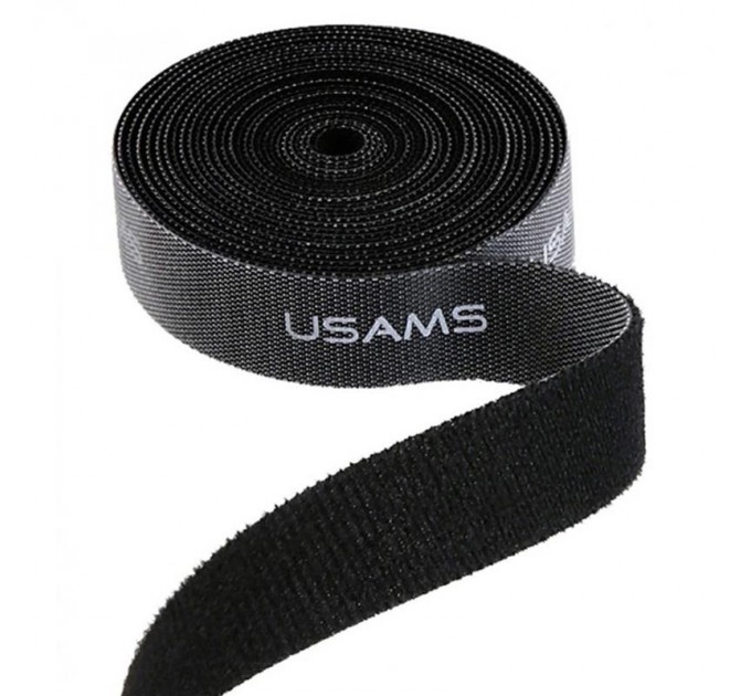 Usams Органайзер для кабеля Usams US-ZB060 2 м Black (ZB60ZD03)