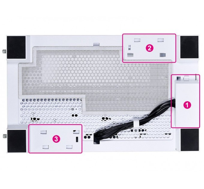 Lian Li Додатковий USB-хаб для корпусів Lian Li O11D EVO(Additional IO Kit), Black (G89.O11DE-3X.00)