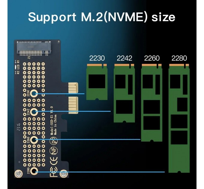 Fenvi Плата-адаптер Fenvi SSD-X1 HS