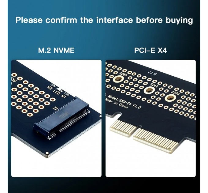 Fenvi Плата-адаптер Fenvi SSD-X4 HS