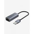 Cabletime Мережевий адаптер Cabletime USB 100Mbps Ethernet, 0.15m,Space Grey (CB52G)