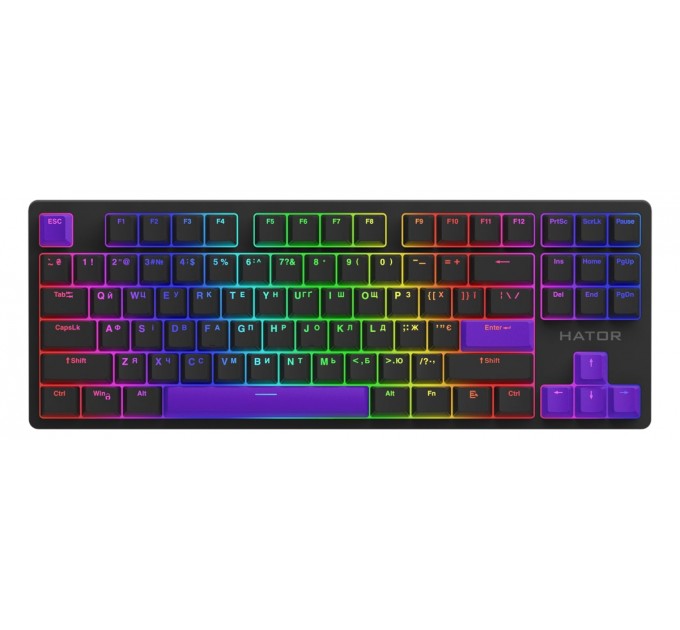 Hator Набір кейкапів Hator PBT Keycaps Autograph Edition Vivid Lilac (HTS-716)