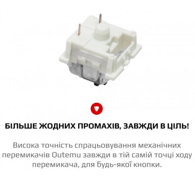 Motospeed Набір перемикачів Motospeed Outemu Black (mtsw10bck)