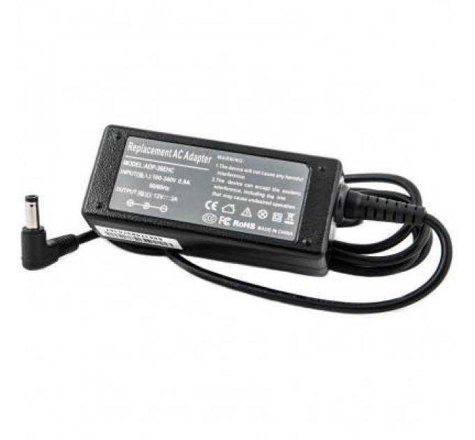 PowerPlant Блок живлення до ноутбуку PowerPlant ASUS 220V, 36W, 12V 3A (4.7*1.7) (AS36A4717)