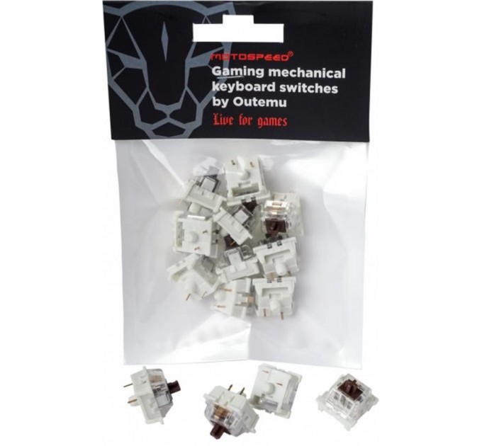 Motospeed Набір перемикачів Motospeed Outemu Brown (mtsw10brw)